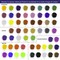 36 Color Acrylic Airbrush Paint Set; Opaque & Pearl Colors plus Reducer, Cleaner, Mixing Supplies & Color Mixing Wheel